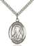 St. Brigid of Ireland Medal<br/>7123 Oval, Sterling Silver