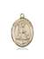 St. Walburga Medal<br/>7126 Oval, 14kt Gold