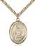 St. Agnes of Rome Medal<br/>7128 Oval, Gold Filled