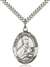 St. Gemma Galgani Medal<br/>7130 Oval, Sterling Silver