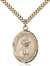 St. Marcellin Champagnat Medal<br/>7131 Oval, Gold Filled