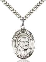 St. Vincent de Paul Medal<br/>7134 Oval, Sterling Silver