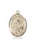 St. Jerome Medal<br/>7135 Oval, 14kt Gold