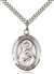 St. Rita of Cascia Medal<br/>7181 Oval, Sterling Silver