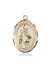 St. Augustine of Hippo Medal<br/>7202 Oval, 14kt Gold