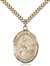 St. Maria Goretti Medal<br/>7208 Oval, Gold Filled