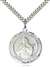 St. Maria Goretti Medal<br/>7208 Round, Sterling Silver