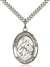 St. Maria Goretti Medal<br/>7208 Oval, Sterling Silver