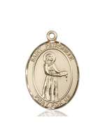 St. Petronille Medal<br/>7209 Oval, 14kt Gold