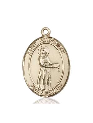 St. Petronille Medal<br/>7209 Oval, 14kt Gold