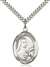 St. Therese of Lisieux Medal<br/>7210 Oval, Sterling Silver