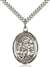 St. Germaine Cousin Medal<br/>7211 Oval, Sterling Silver