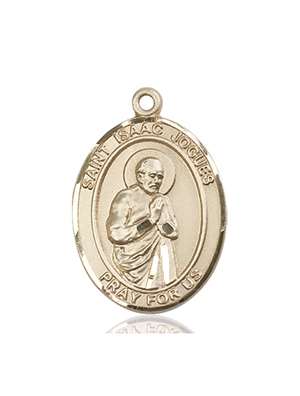 St. Isaac Jogues Medal<br/>7212 Oval, 14kt Gold