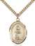 St. Anastasia Medal<br/>7213 Oval, Gold Filled