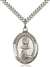 St. Anastasia Medal<br/>7213 Oval, Sterling Silver