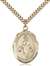 St. Nino de Atocha Medal<br/>7214 Oval, Gold Filled