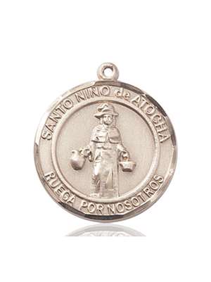 Nino de Atocha Medal<br/>7214 Spanish, Round, 14kt Gold
