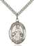 St. Nino de Atocha Medal<br/>7214 Oval, Sterling Silver