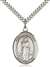 St. Barnabas Medal<br/>7216 Oval, Sterling Silver