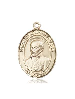 St. Ignatius of Loyola Medal<br/>7217 Oval, 14kt Gold