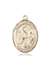 St. Alphonsus Medal<br/>7221 Oval, 14kt Gold