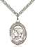 St. Elizabeth Ann Seton Medal<br/>7224 Oval, Sterling Silver