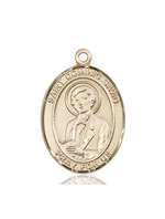 St. Dominic Savio Medal<br/>7227 Oval, 14kt Gold