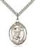 St. Stephanie Medal<br/>7228 Oval, Sterling Silver