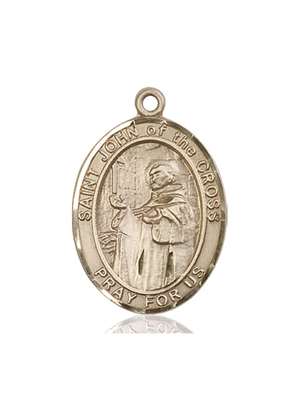 St. John of the Cross Medal<br/>7231 Oval, 14kt Gold