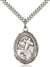 St. Bernard of Clairvaux Medal<br/>7233 Oval, Sterling Silver