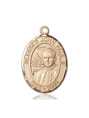 St. John Paul II Medal<br/>7234 Oval, 14kt Gold