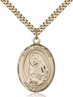 St. Madeline Sophie Barat Medal<br/>7236 Oval, Gold Filled
