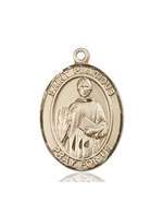 St. Placidus Medal<br/>7240 Oval, 14kt Gold