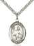 St. Maurus Medal<br/>7241 Oval, Sterling Silver