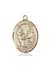 St. Zita Medal<br/>7244 Oval, 14kt Gold