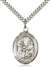 St. Zita Medal<br/>7244 Oval, Sterling Silver