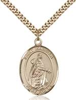 St. Isabella of Portugal Medal<br/>7250 Oval, Gold Filled