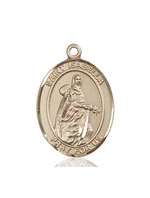St. Isabella of Portugal Medal<br/>7250 Oval, 14kt Gold