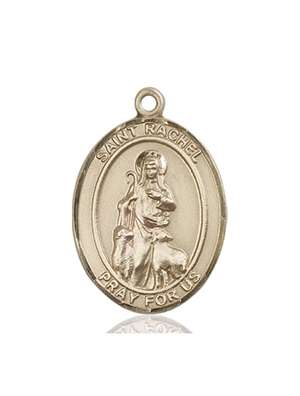 St. Rachel Medal<br/>7251 Oval, 14kt Gold