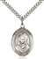 St. Rebecca Medal<br/>7252 Oval, Sterling Silver