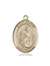 St. Aaron Medal<br/>7254 Oval, 14kt Gold