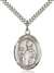 St. Austin Medal<br/>7256 Oval, Sterling Silver