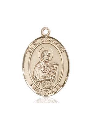 St. Christian Demosthenes Medal<br/>7257 Oval, 14kt Gold
