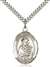 St. Christian Demosthenes Medal<br/>7257 Oval, Sterling Silver