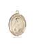 St. Hildegard Von Bingen Medal<br/>7260 Oval, 14kt Gold