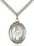 St. Hildegard Von Bingen Medal<br/>7260 Oval, Sterling Silver