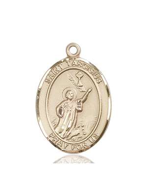 St. Tarcisius Medal<br/>7261 Oval, 14kt Gold