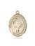 St. John Baptist de La Salle Medal<br/>7262 Oval, 14kt Gold