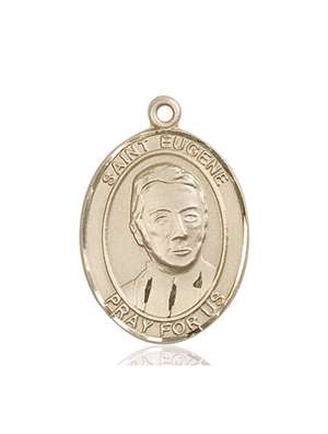 St. Eugene de Mazenod Medal<br/>7266 Oval, 14kt Gold