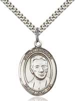 St. Eugene de Mazenod Medal<br/>7266 Oval, Sterling Silver